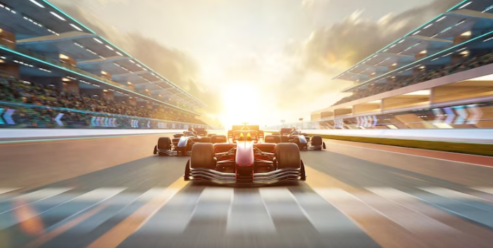 f1 car racing in bahrain
